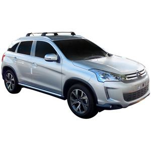 Prorack Silver 2 Bar Aero Flush Bar kit to suit Citroen C4 Aircross 5dr SUV (2012 - Current)