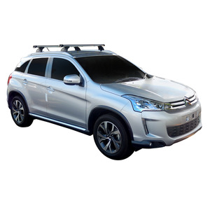 Prorack Black 2 Bar Heavy Duty Through Bar kit to suit Citroen C4 Aircross 5dr SUV (2012 - Current)