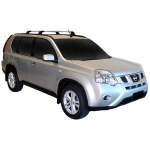 Prorack Silver 2 Bar Aero Flush Bar kit to suit Nissan X-Trail 5dr SUV (2010 - 3/2014)