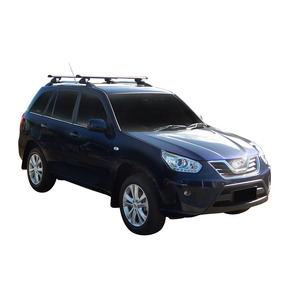 Prorack Black 2 Bar Heavy Duty Through Bar kit to suit Chery J11 5dr SUV (2010 - Current)
