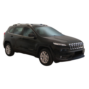 Prorack Silver 2 Bar Aero Rail Bar kit to suit Jeep Cherokee 5dr SUV (2014 - 2023)