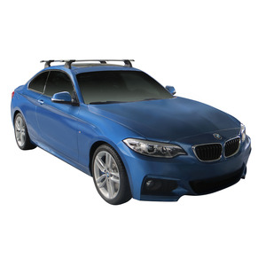 Prorack Black 2 Bar Aero Through Bar kit to suit BMW 2 Series F22 2dr Coupe (2014 - 2017)