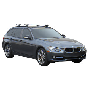 Prorack Black 2 Bar Aero Through Bar kit to suit BMW 3 Series 5dr Wagon (2012 - 2/2019)