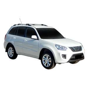 Prorack Silver 2 Bar Aero Rail Bar kit to suit Chery J11 5dr SUV (2010 - Current)