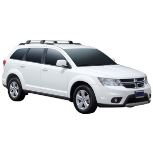 Prorack Silver 2 Bar Aero Flush Bar kit to suit Dodge Journey 5dr SUV (2008 - 2017)