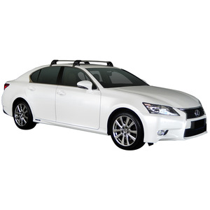 Prorack Black 2 Bar Aero Flush Bar kit to suit Lexus GS 4dr Sedan (2012 - 2020)