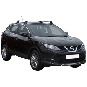 Prorack Silver 2 Bar Aero Flush Bar kit to suit Nissan Qashqai 5dr SUV (6/2014 - 2022)