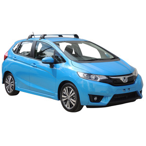 Prorack Silver 2 Bar Aero Flush Bar kit to suit Honda Fit 5dr Hatch (2015 - 2020)