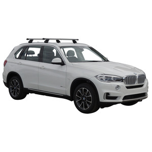 Prorack Silver 2 Bar Heavy Duty Through Bar kit to suit BMW X5 F15 5dr SUV (2013 - 2018)