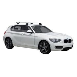 Prorack Black 2 Bar Aero Through Bar kit to suit BMW 1 Series F20 5dr Hatch (9/2011 - 7/2019)