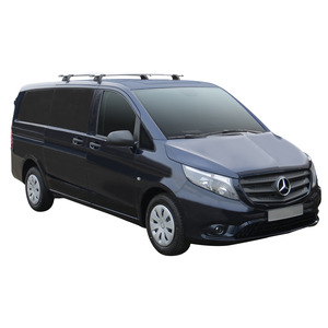 Prorack Silver 2 Bar Aero Through Bar kit to suit Mercedes-Benz Vito 4dr Van (8/2015 - Current)