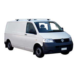 Prorack Silver 2 Bar Aero Through Bar kit to suit Volkswagen Multivan T5 4dr Van (2004 - 6/2015)
