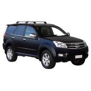 Prorack Silver 2 Bar Aero Flush Bar kit to suit Great Wall X200 5dr SUV (11/2009 - Current)