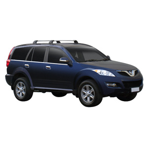 Prorack Silver 2 Bar Aero Flush Bar kit to suit Great Wall X200 5dr SUV (6/2011 - Current)