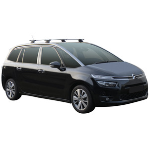 Prorack Silver 2 Bar Aero Through Bar kit to suit Citroen C4 Grand Picasso 5dr MPV (2014 - 2017)