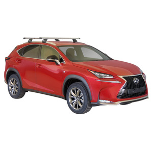 Prorack Silver 2 Bar Heavy Duty Through Bar kit to suit Lexus NX 5dr SUV (2015 - 2021)