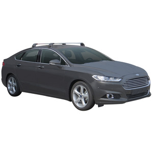 Prorack Silver 2 Bar Aero Flush Bar kit to suit Ford Mondeo 5dr Hatch (2015 - Current)