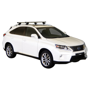 Prorack Black 2 Bar Heavy Duty Through Bar kit to suit Lexus RX 5dr SUV (2009 - 2016)