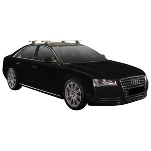 Prorack Silver 2 Bar Aero Through Bar kit to suit Audi A8/S8 4dr Sedan (2010 - 2018)