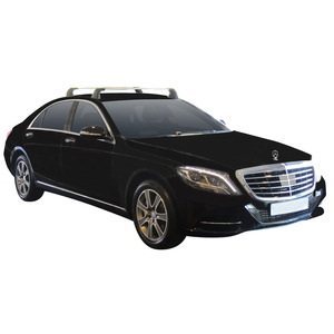 Prorack Black 2 Bar Aero Flush Bar kit to suit Mercedes-Benz S-Class W222 4dr Sedan (2014 - 2020)