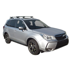 Prorack Silver 2 Bar Aero Through Bar kit to suit Subaru Forester 5dr SUV (2015 - 9/2018)