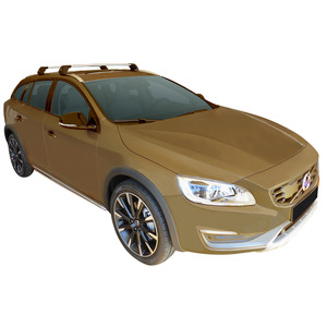 Prorack Black 2 Bar Aero Flush Bar kit to suit Volvo V60 CC 5dr Wagon (2015 - 2018)
