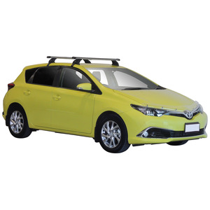 Prorack Silver 2 Bar Heavy Duty Through Bar kit to suit Toyota Corolla 5dr Hatch (2013 - 7/2018)