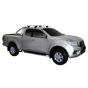 Prorack Black 2 Bar Aero Through Bar kit to suit Nissan Navara NP300 (D23) King Cab 4dr Ute (2015 - Current)