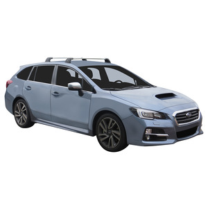 Prorack Silver 2 Bar Aero Flush Bar kit to suit Subaru Levorg 5dr Wagon (6/2016 - Current)