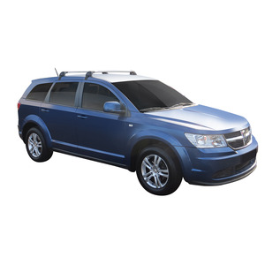 Prorack Silver 2 Bar Aero Flush Bar kit to suit Dodge Journey 5dr SUV (2008 - 2017)