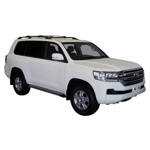 Prorack Silver 2 Bar Aero Rail Bar kit to suit Toyota Land Cruiser 200 Series 5dr SUV (11/2007 - 11/2021)