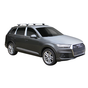 Prorack Silver 2 Bar Aero Through Bar kit to suit Audi Q7/SQ7 5dr SUV (2015 - Current)