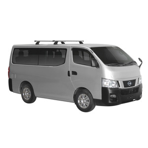 Prorack Silver 2 Bar Heavy Duty Through Bar kit to suit Nissan NV350 Low Roof 5dr Van (2012 - Current)