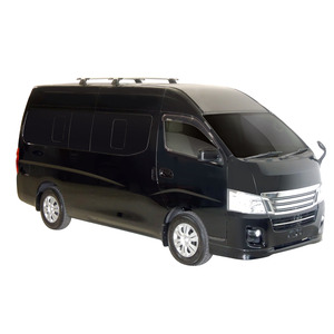 Prorack Black 2 Bar Aero Through Bar kit to suit Nissan NV350 High Roof 5dr Van (2012 - Current)