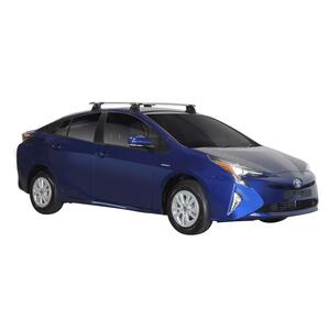 Prorack Black 2 Bar Aero Through Bar kit to suit Toyota Prius 5dr Hatch (4/2016 - Current)