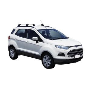 Prorack Silver 2 Bar Aero Flush Bar kit to suit Ford Ecosport 5dr SUV (2014 - 2018)