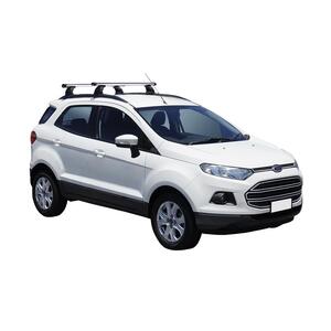 Prorack Silver 2 Bar Heavy Duty Through Bar kit to suit Ford Ecosport 5dr SUV (2014 - 2018)