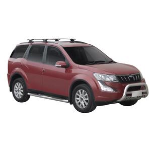 Prorack Silver 2 Bar Aero Through Bar kit to suit Mahindra XUV500 5dr SUV (5/2016 - 2018)