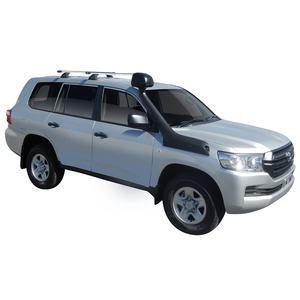 Prorack Silver 2 Bar Heavy Duty Through Bar kit to suit Toyota Land Cruiser 200 Series 5dr SUV (8/2007 - 11/2021)