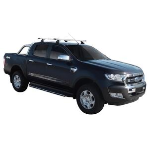 Prorack Silver 2 Bar Heavy Duty Through Bar kit to suit Ford Ranger Double Cab 4dr Ute (11/2011 - 6/2022)
