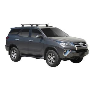 Prorack Silver 2 Bar Heavy Duty Through Bar kit to suit Toyota Fortuner GXL/Limited 5dr SUV (2015 - Current)