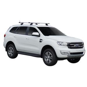 Prorack Black 2 Bar Heavy Duty Through Bar kit to suit Ford Everest 5dr SUV (2015 - 9/2022)