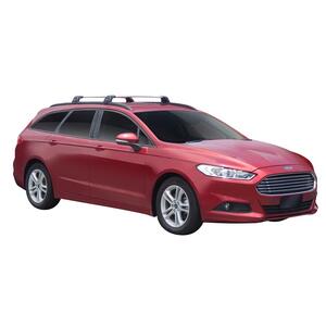 Prorack Silver 2 Bar Aero Flush Bar kit to suit Ford Mondeo 5dr Wagon (2015 - Current)