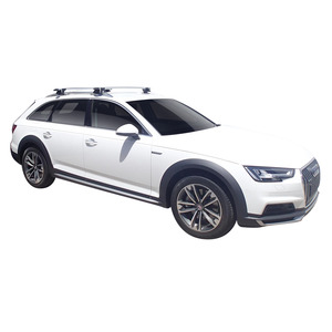 Prorack Silver 2 Bar Aero Through Bar kit to suit Audi A4/S4/RS4 Allroad 5dr Wagon (2016 - Current)