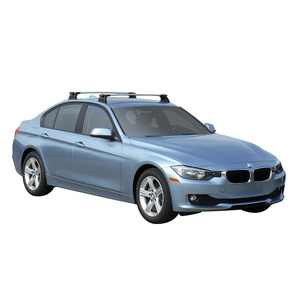 Prorack Black 2 Bar Aero Through Bar kit to suit BMW 3 Series 4dr Sedan (5/2012 - 4/2019)