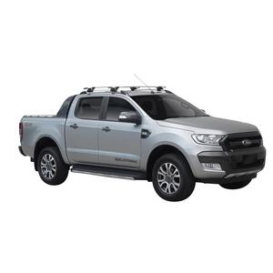Prorack Black 2 Bar Aero Through Bar kit to suit Ford Ranger Wildtrak 4dr Ute (2012 - 6/2022)