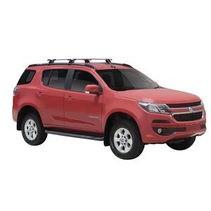 Prorack Black 2 Bar Aero Through Bar kit to suit Holden Trailblazer 5dr SUV (2016 - 2020)