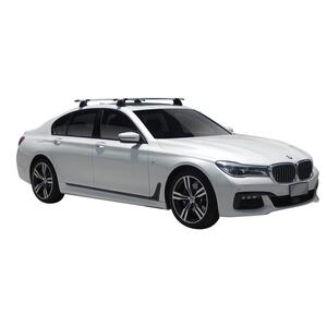 Prorack Silver 2 Bar Aero Through Bar kit to suit BMW 7 Series G11 4dr Sedan (2016 - 5/2022)