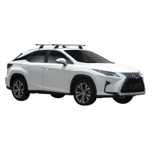 Prorack Silver 2 Bar Heavy Duty Through Bar kit to suit Lexus RX 7 Seat Model 5dr SUV (3/2018 - 2022)