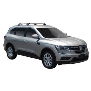 Prorack Silver 2 Bar Aero Flush Bar kit to suit Renault Koleos 5dr SUV (9/2016 - Current)